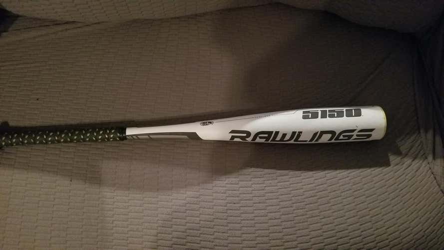 Used Kid Pitch (9YO-13YO) USSSA Certified 2017 Rawlings Alloy 5150 Bat (-10) 18 oz 28"