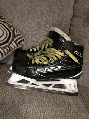Used Senior Bauer Goalie Skates Size 7.5