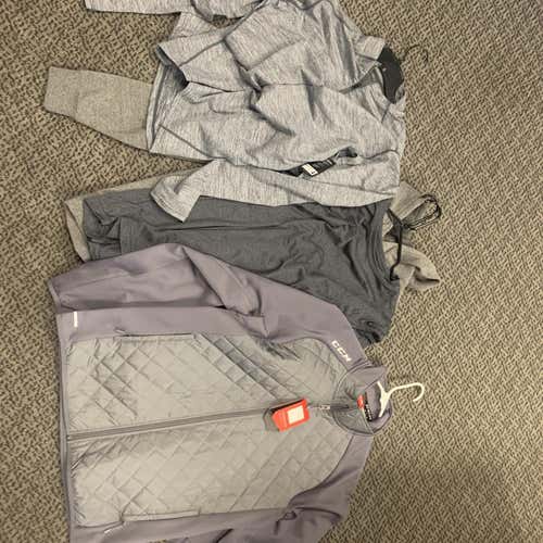 4-Pack. CCM Jacket, Bauer Hoody, Tee, And 1/4 ZIP