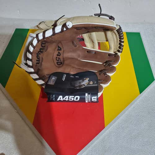Brown New Wilson Right Hand Throw Infield A450 Baseball Glove 10.75"