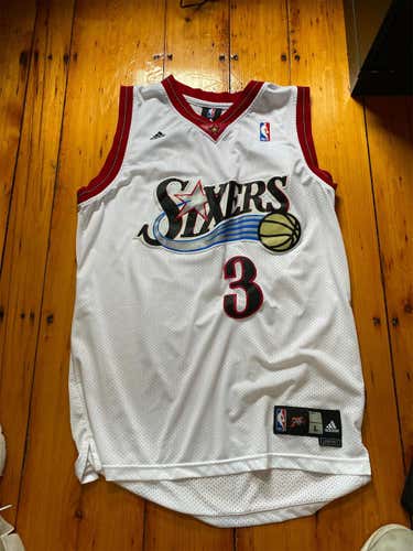 White Men's Large Adidas Jersey