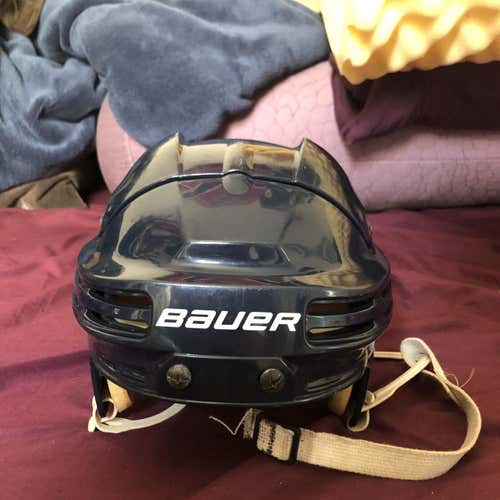 Blue Used Medium Bauer 4500 Helmet