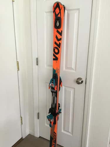 New 2017 Volkl Racetiger GS Speedwall Skis, 170cm, 17m, with rMotion 16 bindings, $375 or best offer