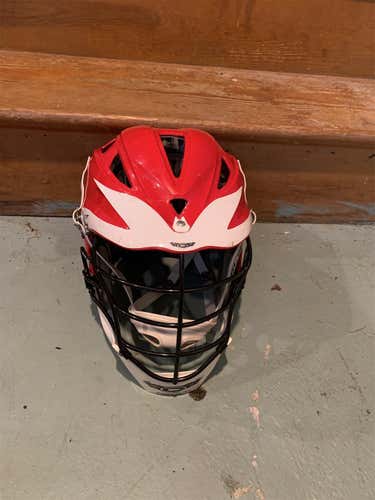 Used Red Cascade Pro7 Adult Helmet
