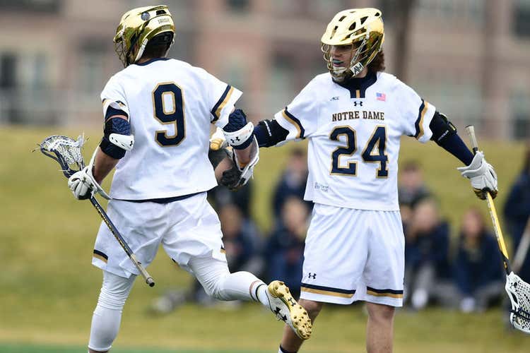 Under Armour Notre Dame game lacrosse shorts NEW XL team issued