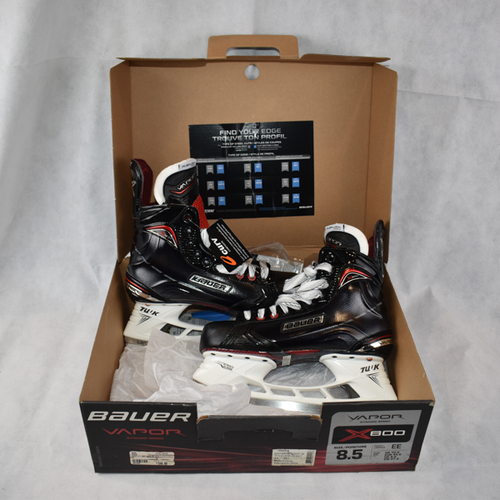 Senior New Bauer Vapor X800 Hockey Skates Regular Width Size 8.5EE