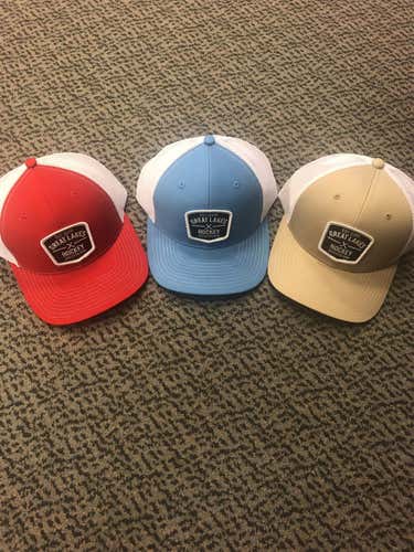 3 Pack Great Lakes Hockey SnapBack Hats