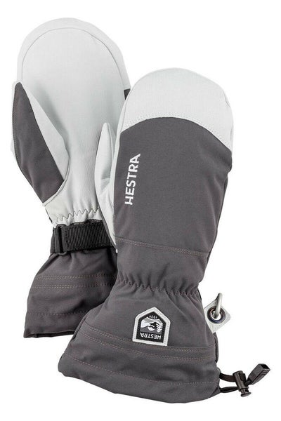 HESTRA ALPINE PRO ARMY LEATHER HELI SKI MITT MITTEN (GREY) 2XL/11