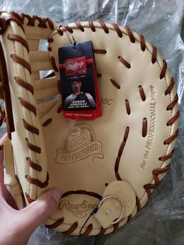 Rawlings Blonde First Base PROSFM20C Pro Preferred Baseball Glove 12.25"