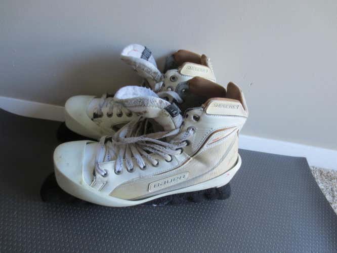 Used Senior Bauer Supreme One60 Hockey Goalie Skates Regular Width Size 10