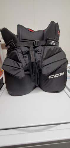 Black Used Senior Medium CCM E1.9 Hockey Goalie Pants