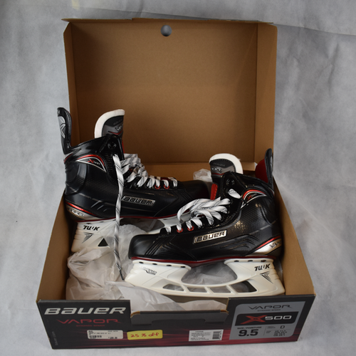 Senior New Bauer Vapor X500 Hockey Skates Regular Width Size 9.5D