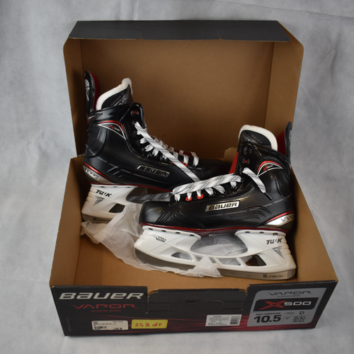 Senior New Bauer Vapor X500 Hockey Skates Regular Width Size 10.5D