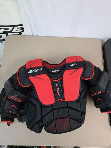 Used Junior Medium CCM E-Flex 1.5 Goalie Chest Protector