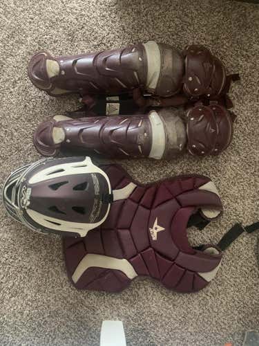 Used Youth All Star System 7 Catcher's Set