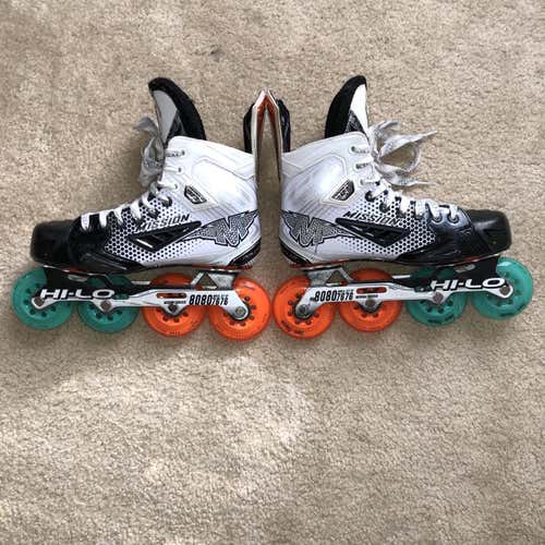 Mission Inhaler FZ-3 Inline Roller Hockey Skates Senior Size 6.5E