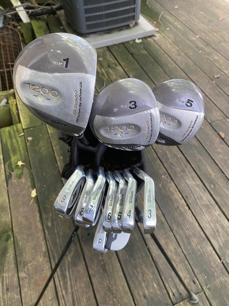 Wilson 1200 Oversize Full Set Men's Right Handed Regular Flex