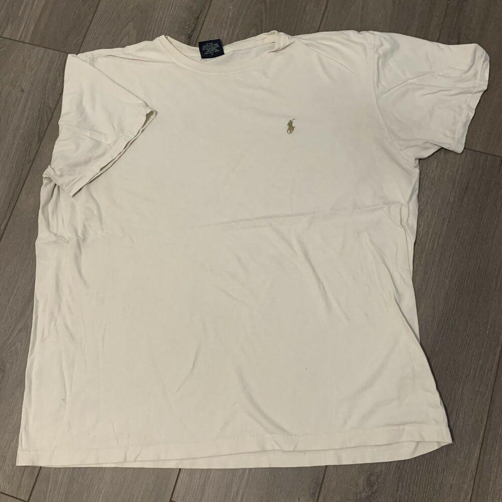 Polo Ralph Lauren T Shirt Adult L White 