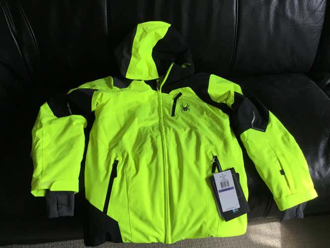 New Spyder Leader Boys ski jacket, Kyd's Large, Size 18. $100 or best offer.
