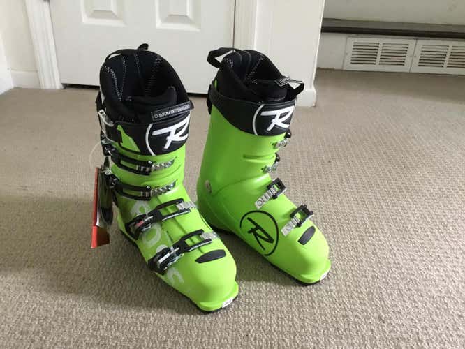 New 25.5 Rossignol AllSpeed Elite 130 mens ski boots, 98mm last width, 130 flex. $215 or best offer