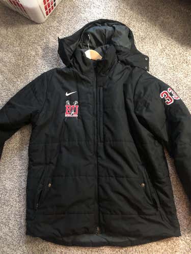 BU Team Issued Men's Large Nike Winter Jacket -#33