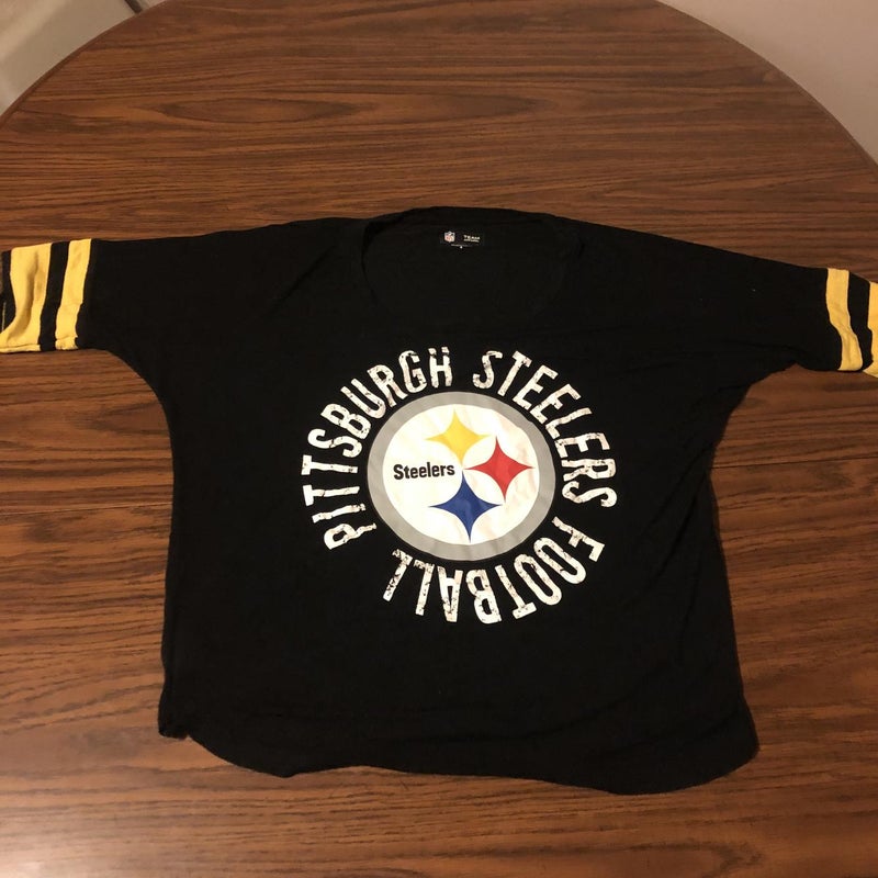 2015 Rolling Stones Pittsburgh Steelers Edition Heinz Field Concert Tour  Shirt Black Adult Medium