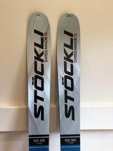 Used Stockli Stormrider 95 Skis with Bindings 193 (1103738)
