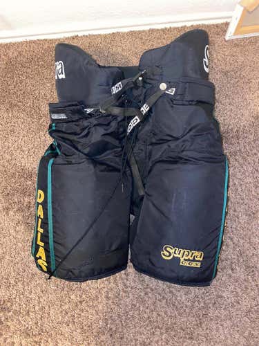 Dallas Stars Retro Black Senior Large CCM Pro Stock Hockey Pants
