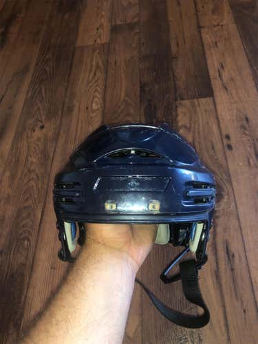 Blue Used Medium Nike Bauer 9900  Helmet