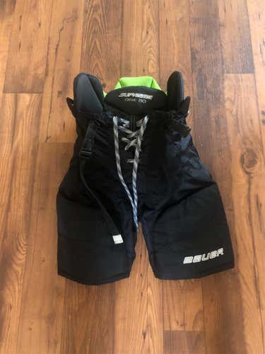 Black Senior Small Bauer Supreme One80  Hockey Pants