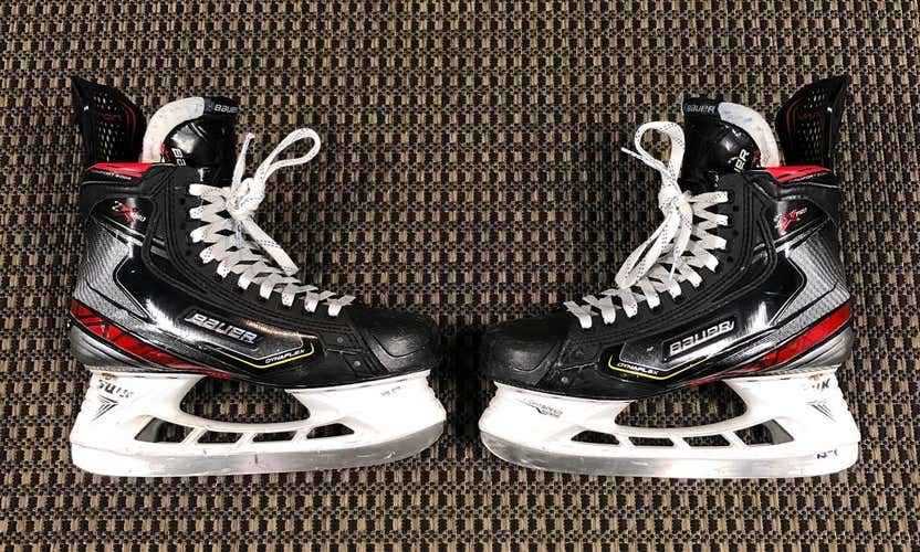 Bauer Vapor 2X Pro Ice Hockey Skates (Size 9D, Pro Stock, Step Steel)