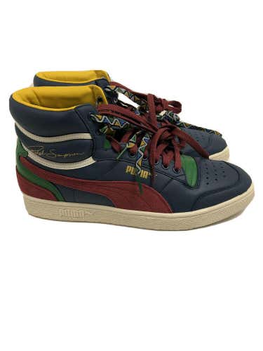 Puma Men's New Ralph Sampson Mid Size 10.5 BHM #374684 01 Black History Month