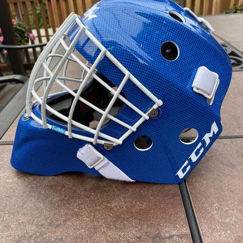 Blue Senior CCM 9000 Goalie Mask