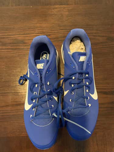 Blue New Adult Men's Size 11.5 Metal Nike Cleats