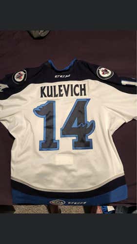 White Men's Size 58 CCM Pro Stock Jersey