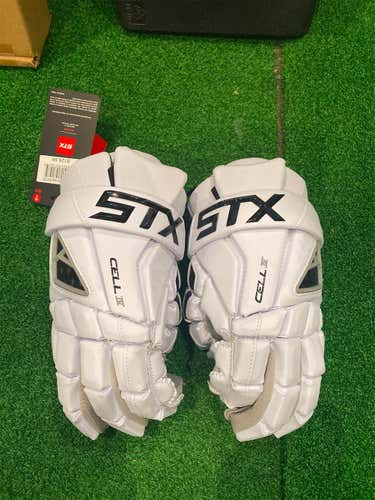 New STX Cell IV 13" Lacrosse Gloves
