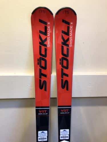 Used Stockli LASER GS Skis with Salomon Bindings 175 (1103797)