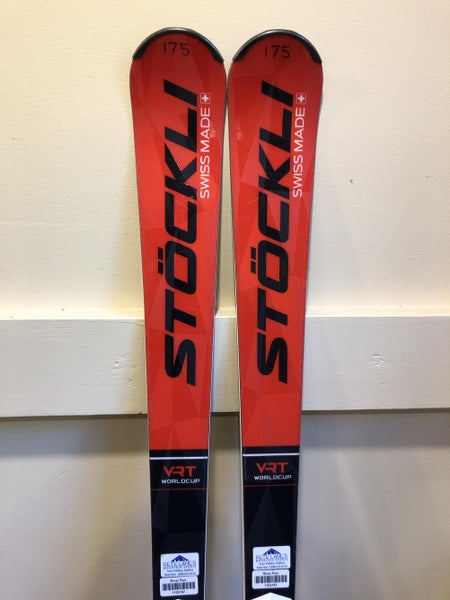 Used Stockli LASER GS Skis with Salomon Bindings 175 (1103797)