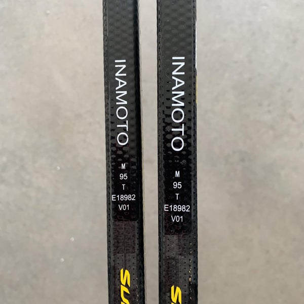 2 Pack- NCAA Pro Stock Tyler INAMOTO CCM Super Tacks AS1 Lefty 95 Flex