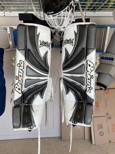 Brian's "THIEF AIR" Goalie Leg Pads, 33 inch, excellent condition!