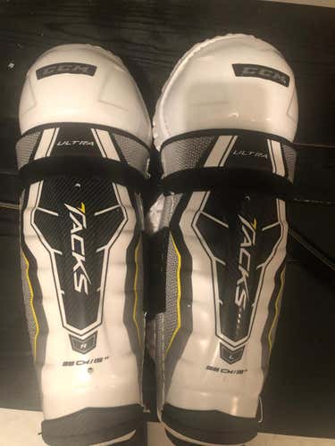 CCM Ultra Tacks Shin Pads 15" Like New