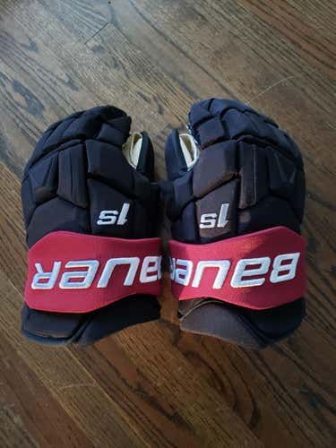 New Pro Stock Bauer Supreme 1S Gloves 14"