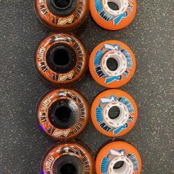 4 72mm Rink Rat World Cup. 4 64mm Rink Rat Envy. 16 72mm Grippers, Rink Rat Krysis 4 76mm, 4 80mm