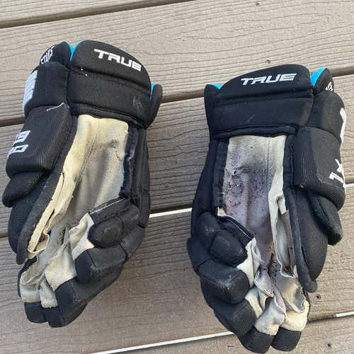 Black Senior True Xc9 pro 13" Pro Stock Gloves