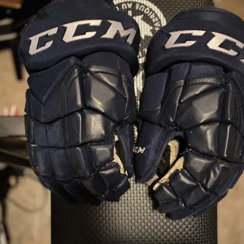 Navy Blue Senior CCM HG12 14" Pro Stock Gloves