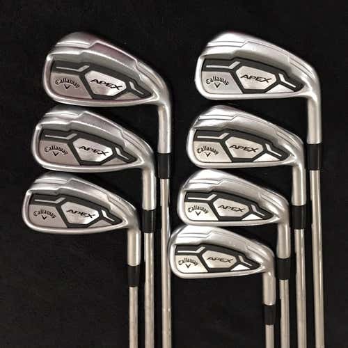 Men's Right Handed Apex CF16 Stiff Flex Steel Shaft Iron Set