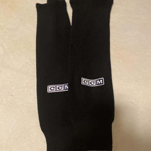 Black Senior XL CCM Pro Stock Socks