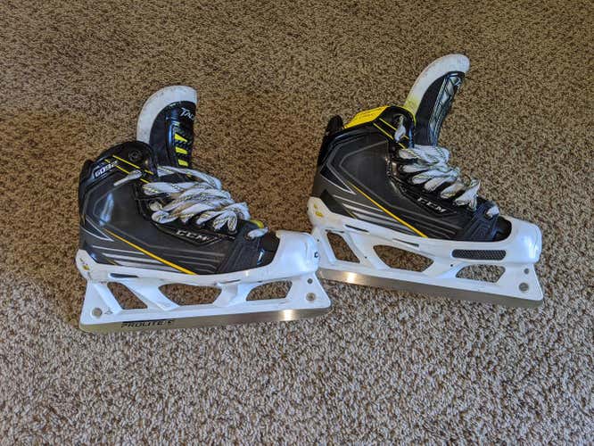 Used Senior CCM Tacks 6092 Hockey Goalie Skates Regular Width Size 6