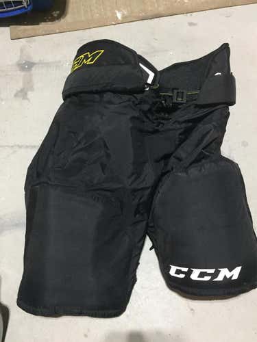 Black Senior Large CCM Tacks 2052 Hockey Pants