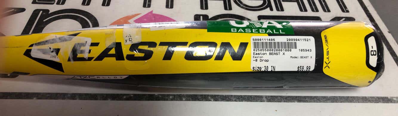 Easton Beast X (-8) 30" 2 5/8" Barrel Bat